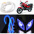 Capeshoppers Flexible 30Cm Audi / Neon Led Tube With Flash For Hero Motocorp Glamour Pgm Fi- Blue