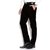 Rich Perk Black Polyviscose Formal Trouser For Mens