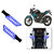 Capeshoppers Parallelo Led Bike Indicator Set Of 2 For Yamaha Fzs Fi - Blue
