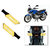 Capeshoppers Parallelo Led Bike Indicator Set Of 2 For Bajaj Discover 125 - Yellow