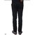 RICHPERK black cotton lycra casual trouser for mens