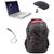 Combo Offer -Laptop Bag With Wireless Mouse, USB Led Light amp Screen Guard