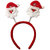 Planet Jashn Santa Face Headband - Red