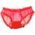 New  Lace Transparent Thong Panties See-through Underwear Red