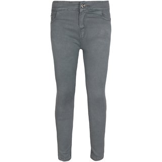 grey colour ladies jeans
