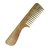 Prakrita Handicraft Regular Wide Tooth Comb Made of Neem Wood (Pack of 3)