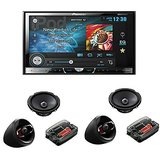Pioneer Avh X4690Dvd - Lcd Touchscreen Dvd Player + 2 Pairs Of Ts A1605C - 16Cm 20Mm Component System Package