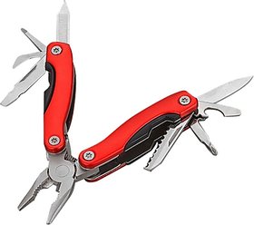 Folding Mini Pliers With 9 Tools Camping  Hiking Safety Toolkit