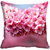 meSleep Pink Flower 3D Cushion Cover (16x16)
