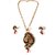 The Pari Mayur Pendant with Chain and Earrings Setey-67 (Multi-Colour)