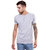 Enquotism Men's Grey Round Neck T-Shirt