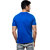 Enquotism Men's Blue Round Neck T-Shirt