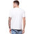 Enquotism Men's White Round Neck T-Shirt