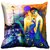 meSleep couples Digitally Printed  16x16 inch Cushion Cover