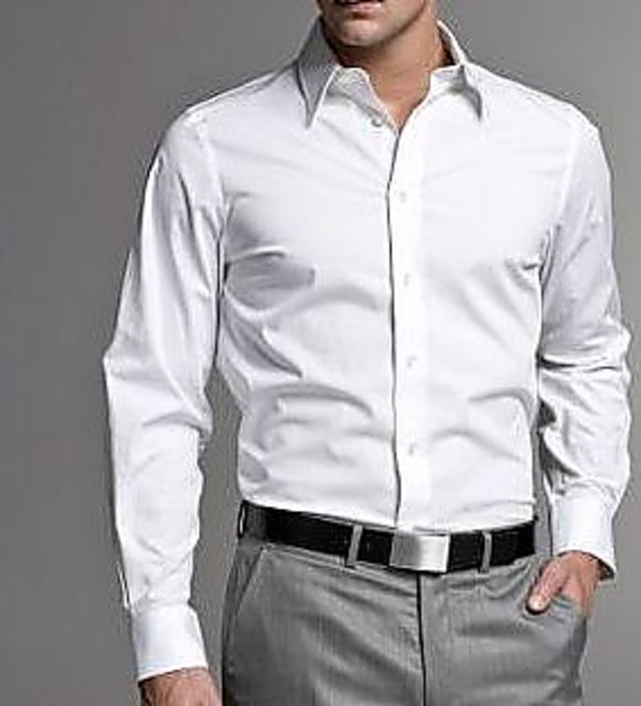white polyester tshirt