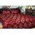 Royal Maroon Jaquard DoubleBed Sheet With 2 Pillow Covers - Assorted Designs
