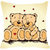 meSleep Teddy bear 3D Cushion Cover (16x16)