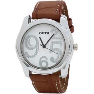 Oura White Dial WWSBR-108 Analog Watch For Men