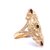 Gold Plated Gold Foil Ring by GoldNera
