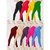 Leggas Multicolor Cotton Lycra Leggings (Set of 10)