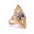 Gold Plated Heavy Bridal Ring by GoldNera