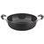 Eris 2.5 Litres High Quality Hard Anodized Deep Fry Pan/Kadhi Cookware In Black