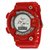 Evelyn Round Dial Red Pu Strap Quartz Watch For Men