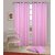 Geo Nature Eyelet door curtains set of 2 (CR021) SIZE-4X7 FEET