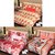 Akash Ganga Beautiful Combo of 3 Double Bedsheets with 6 Pillow Covers (AGK1194)