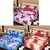 Akash Ganga Beautiful Combo of 3 Double Bedsheets with 6 Pillow Covers (AGK1215)