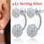 Silver Plated  Silver Studs For Girl