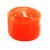 Singh Xpress Strawberry Scented Cylinder 3.5 Shape Wax 3.5 cm Candle- Red