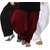 Pistaa Combo of Women Cotton Black, Maroon and White Full Patiala Salwar Pant