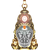 ruchiworld Hanuman Chalisa Pendant With Gold Plated Chain
