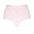 Peches Polyamide Pink Laced Boy Shorts Womens Bikini Panty