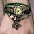 BEST SELL OF Green Leather Strap Watch Hand-knitted Leather watch women' watches