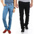 Stylox Men'S Multicolor Regular Fit Jeans (Set Of 2)