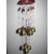FENG SHUI BRASS METAL WOODEN WINDCHIME 4 POSITIVE ENERGY IN YOUR HOME  OFFICE
