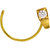 Shreeji Ornaments 18kt Gold Nose Pin