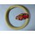 Car Cream Leatherette Steering Wheel Cover for all M size Steering wheels M114
