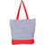 Pick Pocket Red And Offwhite Floral Tote  Bag