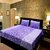 Akash Ganga Purple Beautiful Double Bedsheet (KMN569)