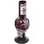 Moksha 12 inch Tall Acrylic Alien Bong With leaf  Amsterdam prints