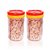 Set of 2 Kitchen Snacks Containers