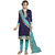 Parisha Black Polycotton Embroidered Salwar Suit Dress Material (Unstitched)