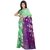 Fabdeal Green Colored Weightless Printed Saree