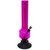 Moksha 12inch Oval Shape Trnsparent Pink Acrylic Smoking Bong