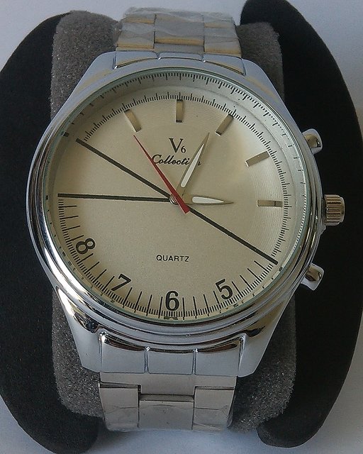 V6 collection quartz outlet watch price