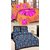 Shop Rajasthan Set of 2 Cotton Double Bed Sheet with 4 pillow covers (SRAN2008)