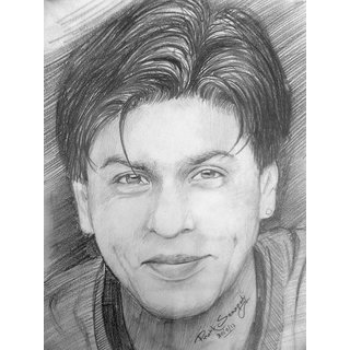 ArtStation  Shahrukh Khan realistic digital drawing